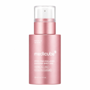 Medicube PDRN Pink Collagen Exosome Shot 2000 – egzosomų serumas su PDRN ir kolagenu odos elastingumui, 30 ml