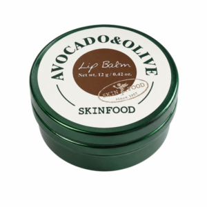 SKINFOOD – avokadų ir alyvuogių maitinamasis lūpų balzamas, 12 g