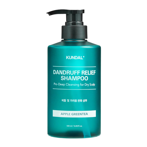 KUNDAL – Dandruff Shampoo Apple Green Tea šampūnas nuo pleiskanų su obuolių ekstraktu ir žaliąja arbata – 500 ml