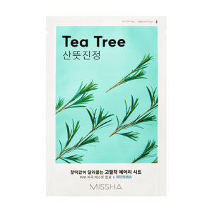 Missha – Airy Fit Tea Tree arbatmedžio lakštinė veido kaukė – 19 g
