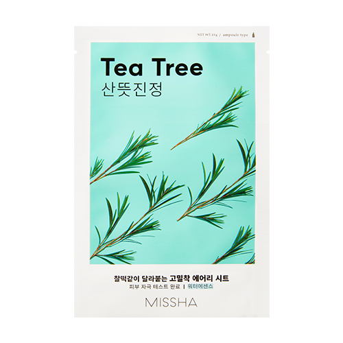 Missha – Airy Fit Tea Tree arbatmedžio lakštinė veido kaukė – 19 g