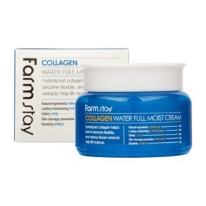 Farmstay – Collagen Water Full Moist drėkinamasis veido kremas su kolagenu, 100 g