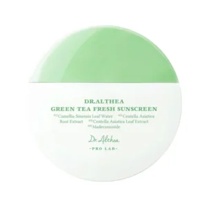 DR. ALTHEA GreenTea Fresh Sunscreen SPF50+ apsauginis kremas nuo saulės, 45 ml