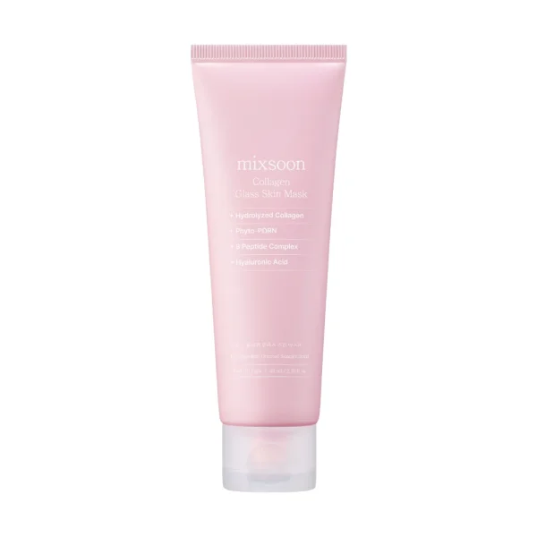 „Mixsoon“ kolageno veido kaukė „Glass Skin“ efektui, 80 ml