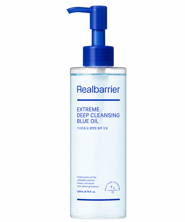 REALBARRIER – „Deep Cleansing Blue Oil“ itin giliai valantis veido aliejus, 200 ml