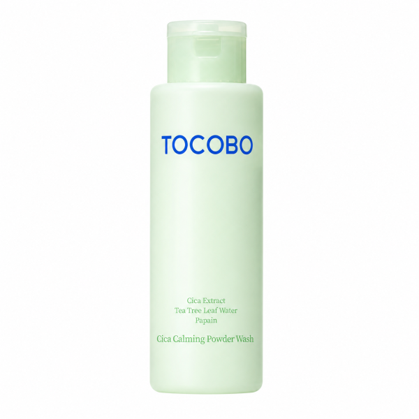 TOCOBO – Cica Calming Powder Wash raminamieji fermentiniai prausimosi milteliai veidui, 50 g
