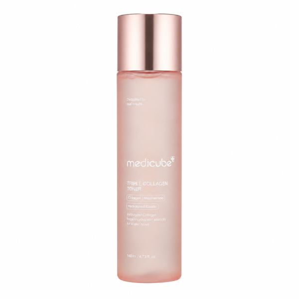 Medicube – „Triple Collagen Toner 4.0“ stangrinamasis ir drėkinamasis veido tonikas, 140 ml
