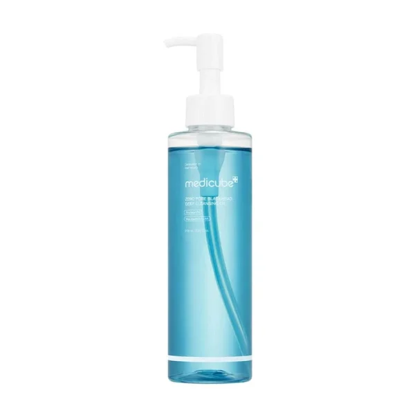Medicube Zero Pore Blackhead Deep Cleansing Oil – giliai valantis veido prausiklis nuo inkštirų, 205 ml