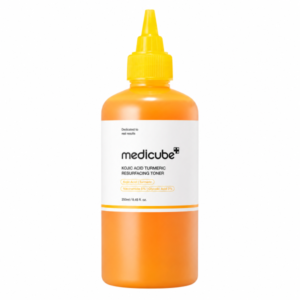 Medicube Kojic Acid Turmeric Resurfacing Toner – skaistinantis ir odos tekstūrą gerinantis veido tonikas, 250 ml